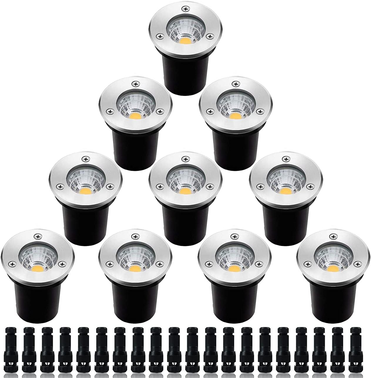 Outdoor Lighting Underground Wiring - Pencahayaan Lanskap Tegangan Rendah, Lampu LED