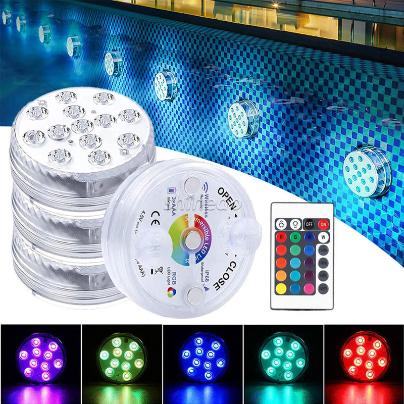 Pond Light Submersible - Lampu LED dekorasi Natal, lampu kolam