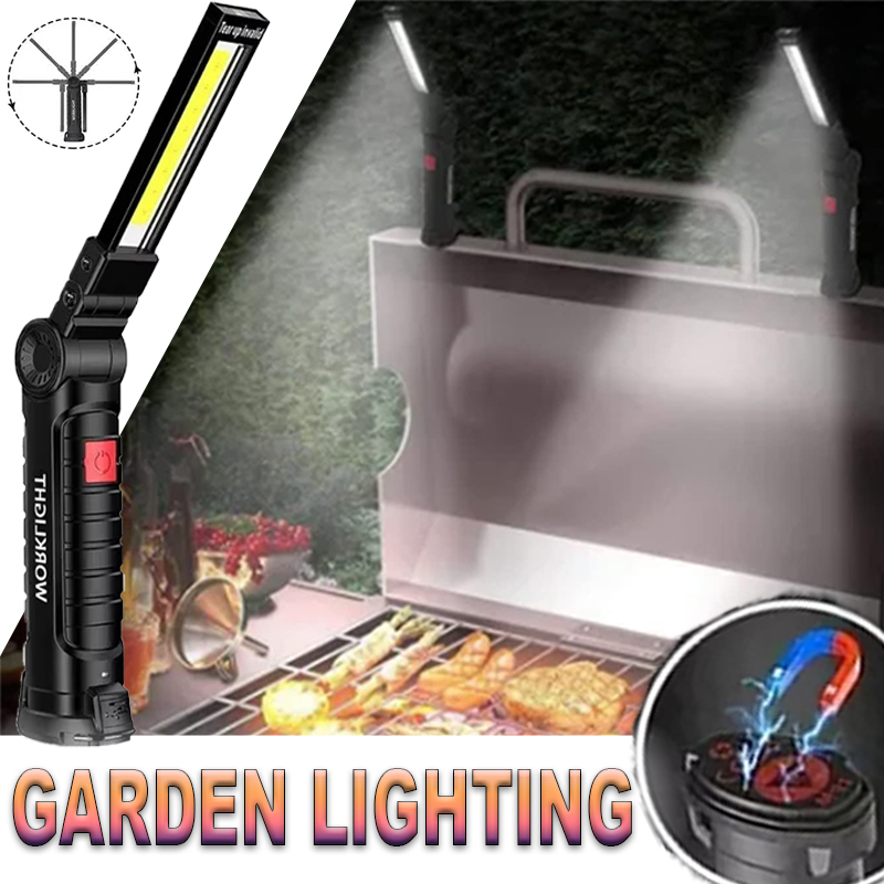 Outdoor Lighting B&Q - Senter LED Portabel dengan Kait Magnetik