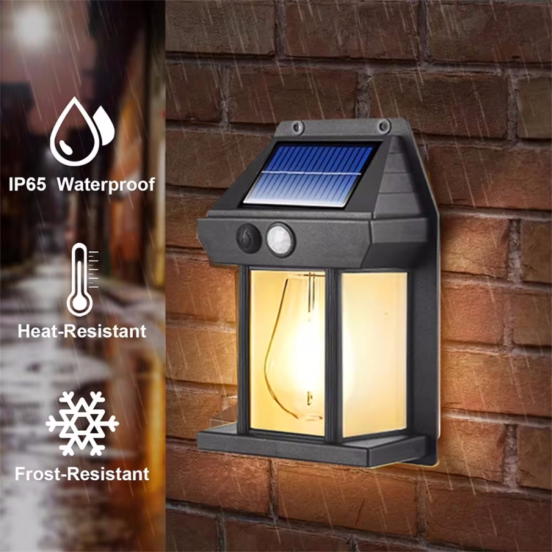Outdoor Lighting Driveway - Lampu Dinding tenaga surya, lampu bohlam