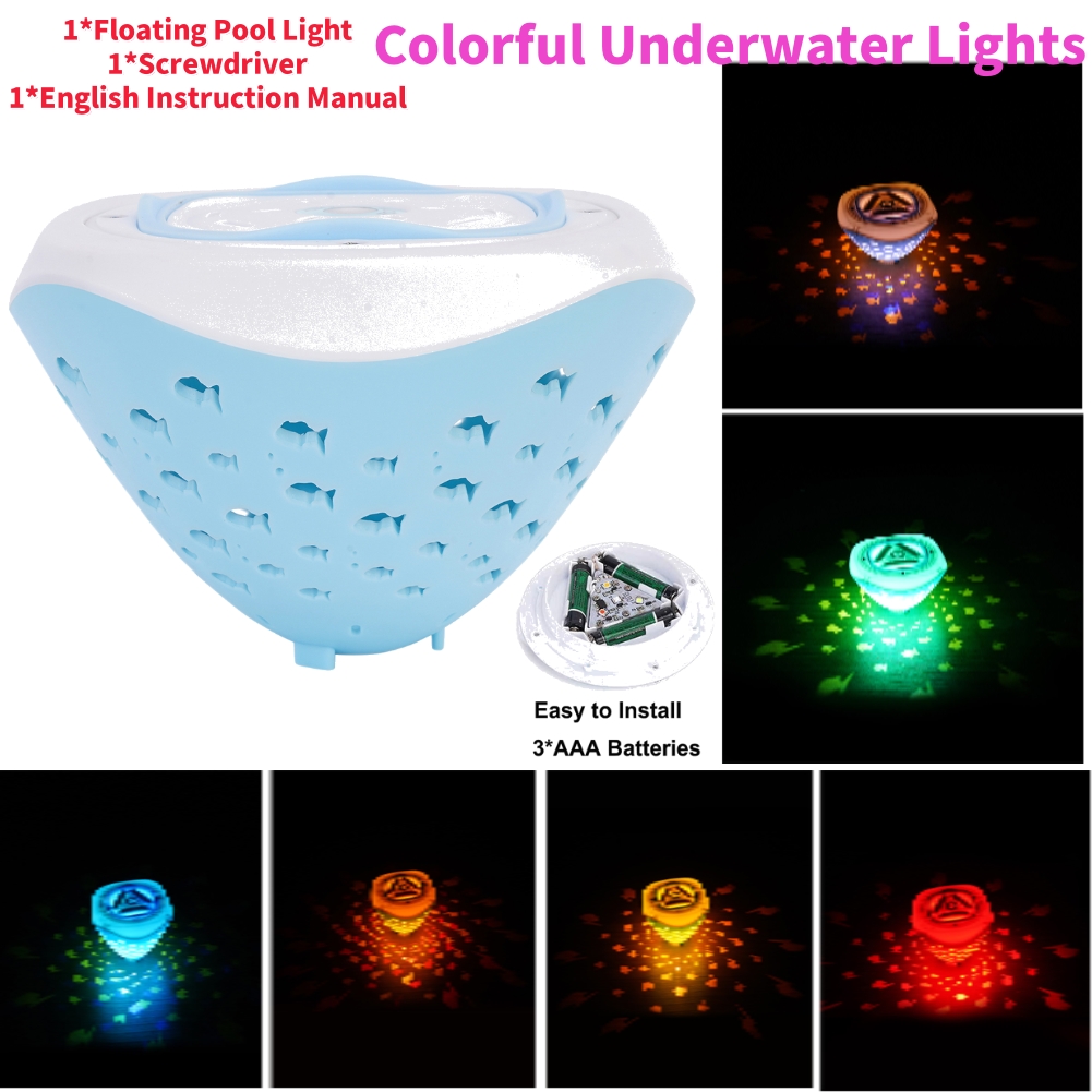 Pond Light Submersible - Lampu Bawah Air Warna-warni Lampu Proyektor