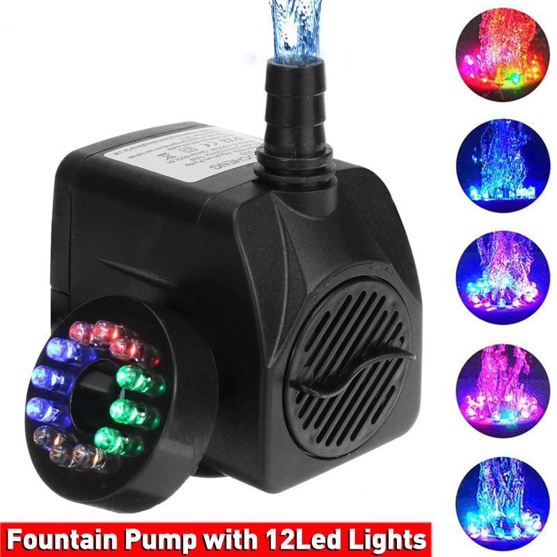 Pond Light Submersible - Pompa Air Mancur LED 16W untuk