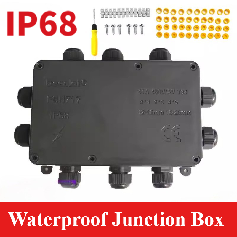 Outdoor Lighting Underground Wiring - Konektor Kotak Sambungan Kawat 10 Arah