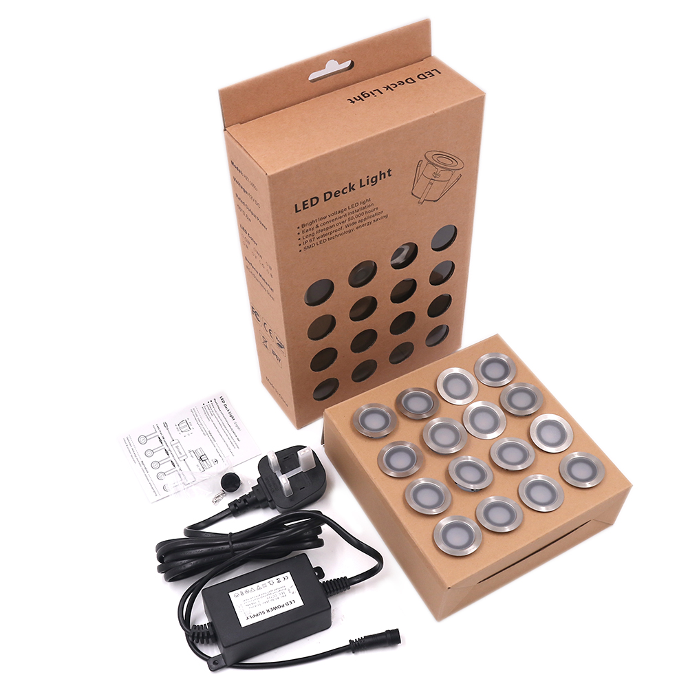 Deck Step Light - 16 Lampu LED Deck 12V Lampu