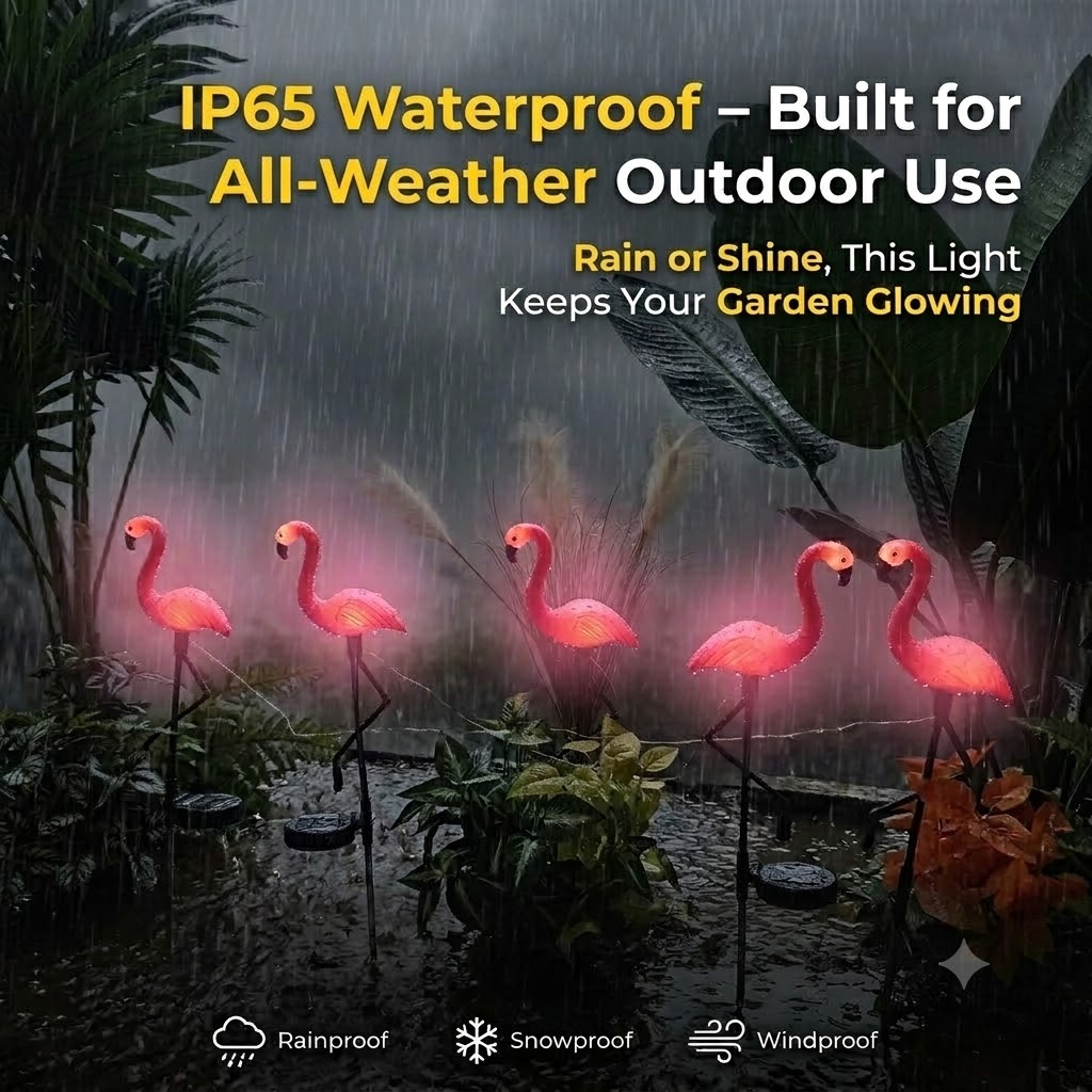 Lampu Taman Flamingo Tenaga Su - Outdoor Lighting Driveway ulasan dan harga