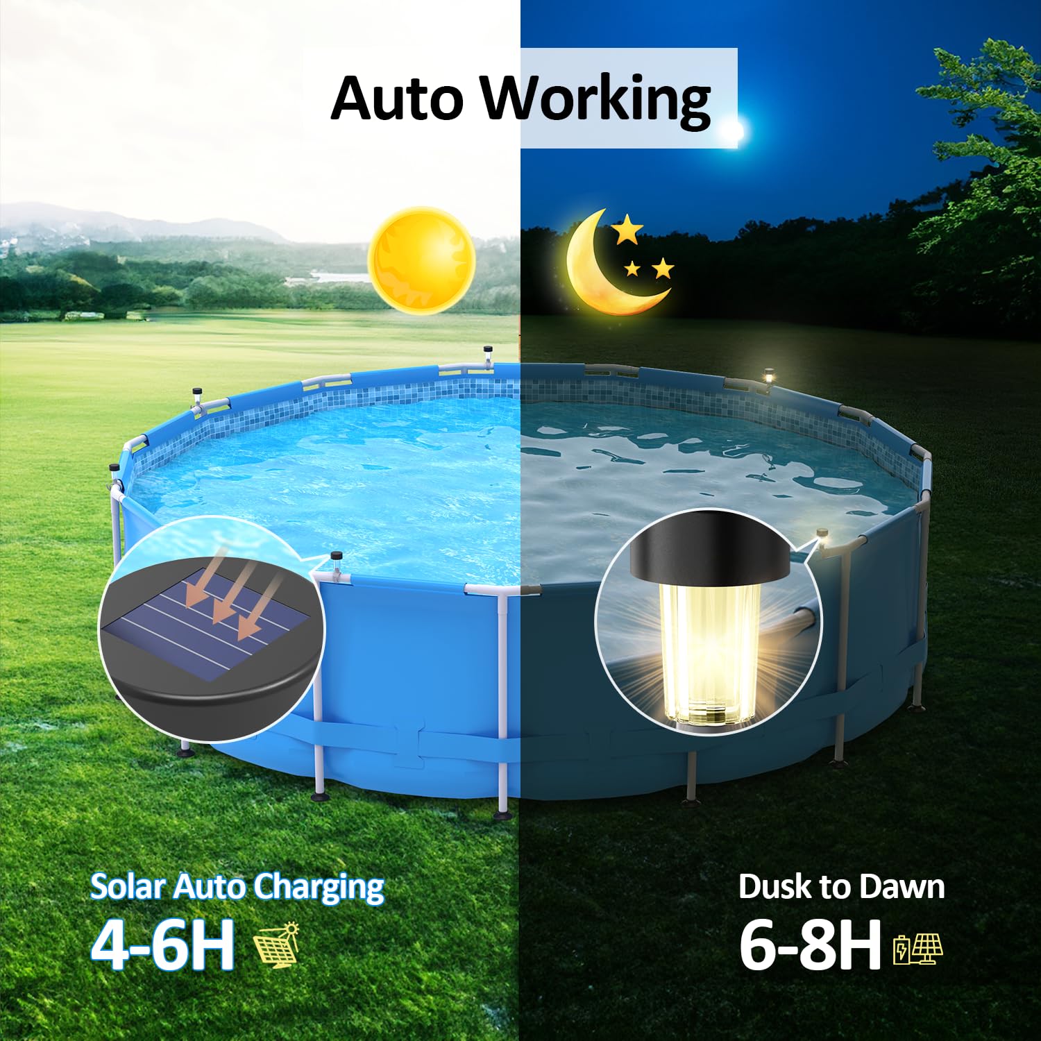 6 paket bingkai lampu kolam te - Pond Light Submersible ulasan dan harga