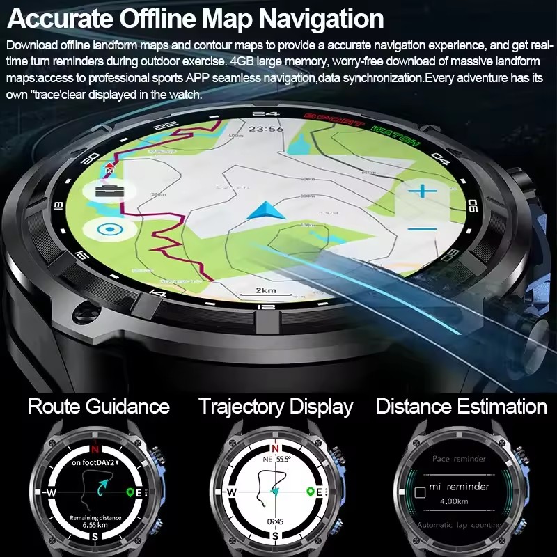2026NEW GPS Peta Offline Jam T - Outdoor Lighting Spanish Style ulasan dan harga