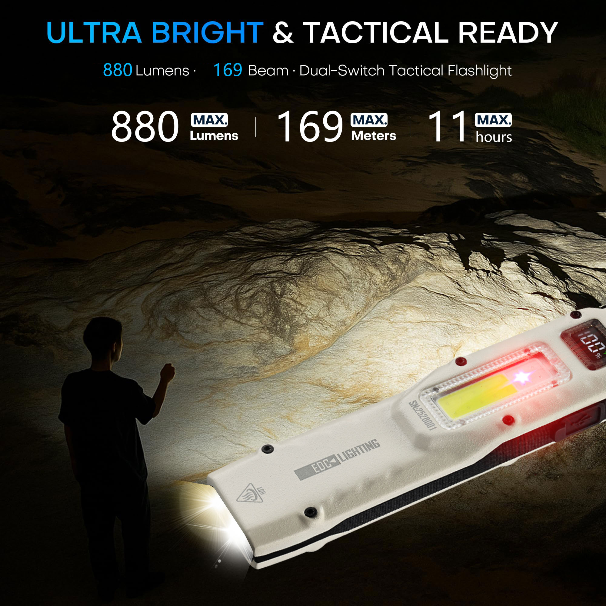 Senter Kerja Taktis Ultratipis - Outdoor Lighting B&Q ulasan dan harga