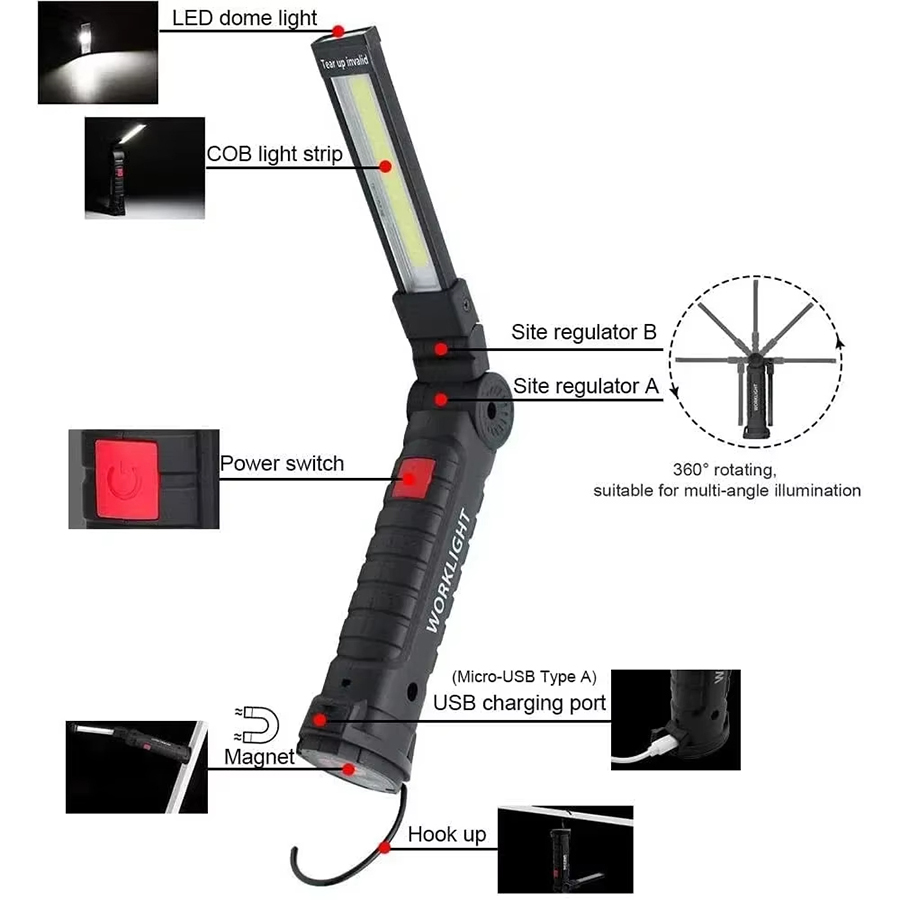 Senter LED Portabel dengan Kai - Outdoor Lighting B&Q ulasan dan harga