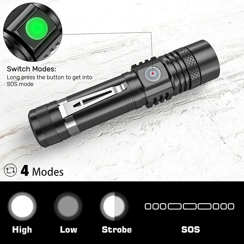 Senter Tangan T6 Isi Ulang Men - Outdoor Lighting B&Q ulasan dan harga