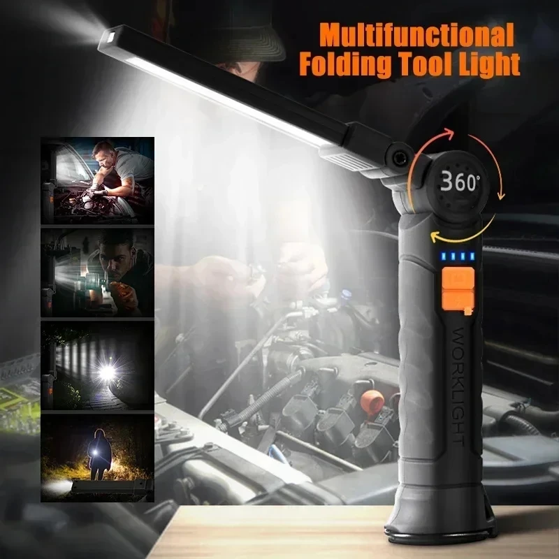 Senter LED COB Portabel Lampu  - Outdoor Lighting B&Q ulasan dan harga