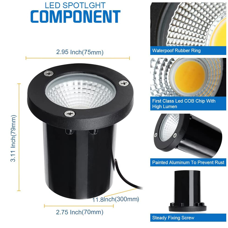 Lampu Lanskap LED Lampu Dalam  - Deck Step Light ulasan dan harga