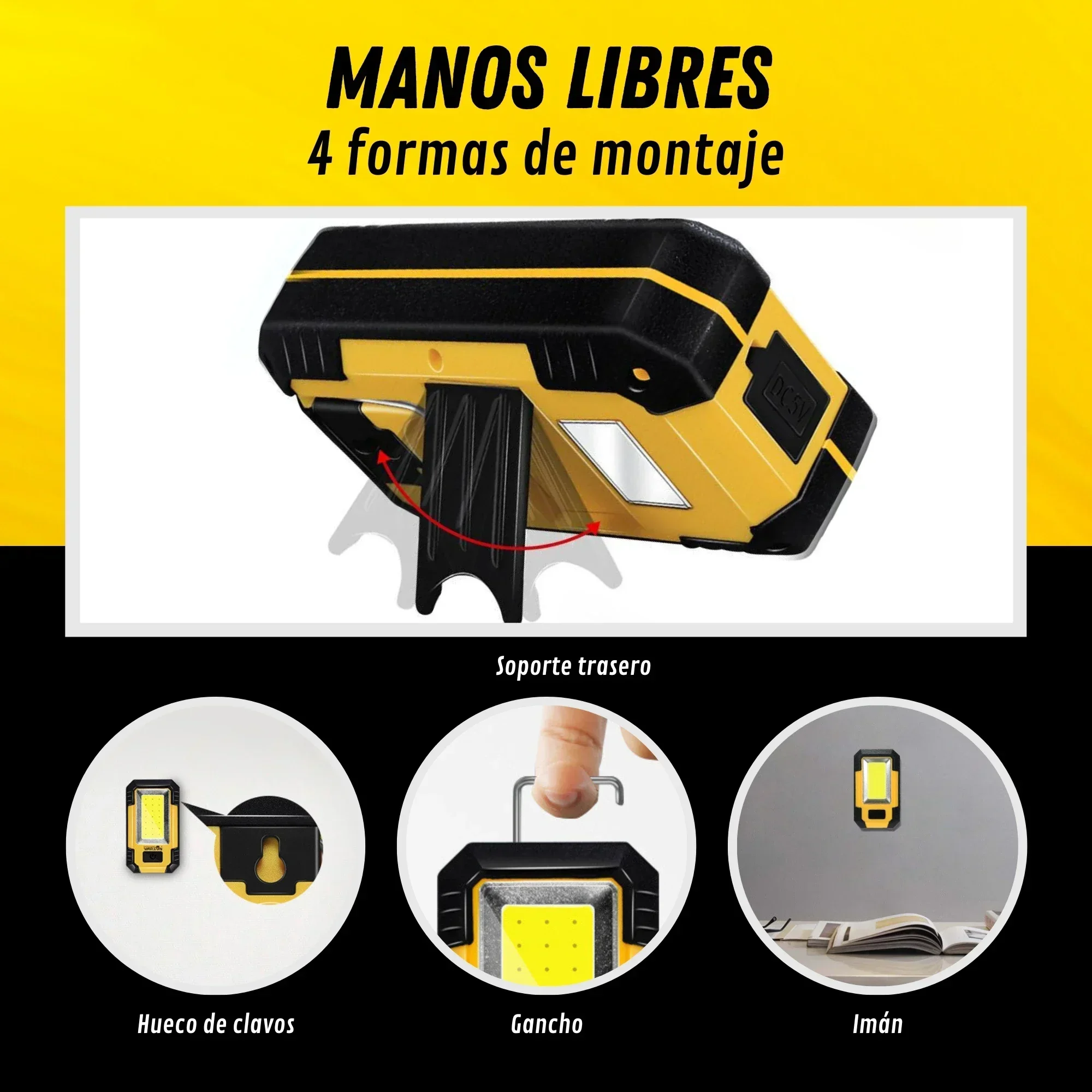 Lampu Kerja Isi Ulang 4000mAh  - Outdoor Lighting B&Q ulasan dan harga