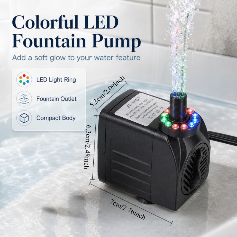 Pompa Air Mancur LED 16W untuk - Pond Light Submersible ulasan dan harga