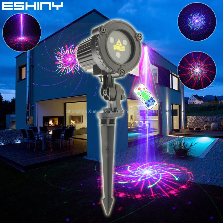 ESHINY RGB lampu Laser lanskap - Outdoor Lighting With Outlet ulasan dan harga