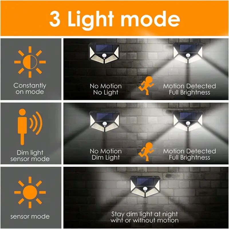 Lampu Taman Tenaga Surya 100LE - Outdoor Lighting Driveway ulasan dan harga