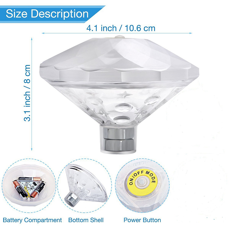 Lampu bawah air LED, lampu man - Pond Light Submersible ulasan dan harga
