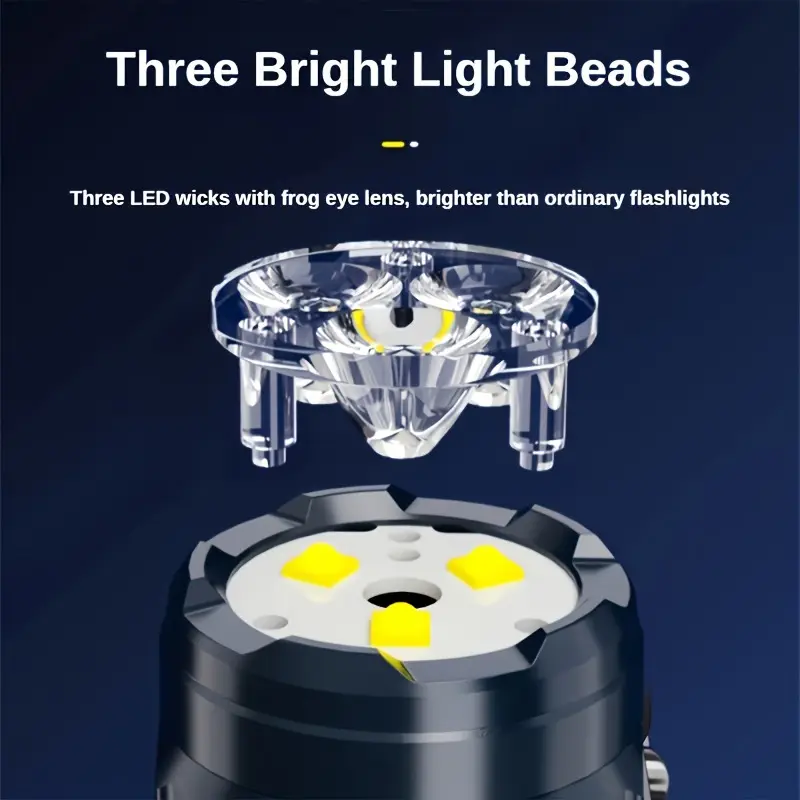 Senter Mini 3LED dengan Klip P - Outdoor Lighting B&Q ulasan dan harga