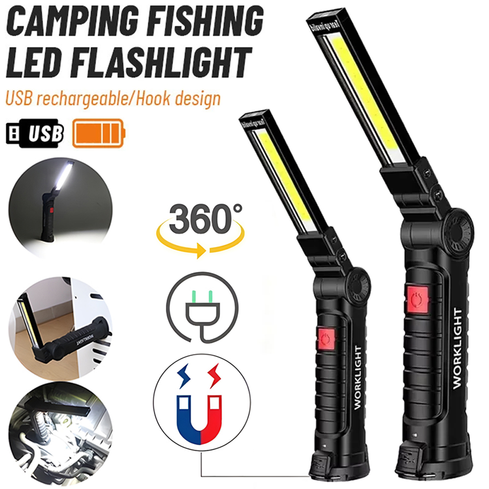 Lampu Inspeksi Senter LED COB  - Outdoor Lighting B&Q ulasan dan harga