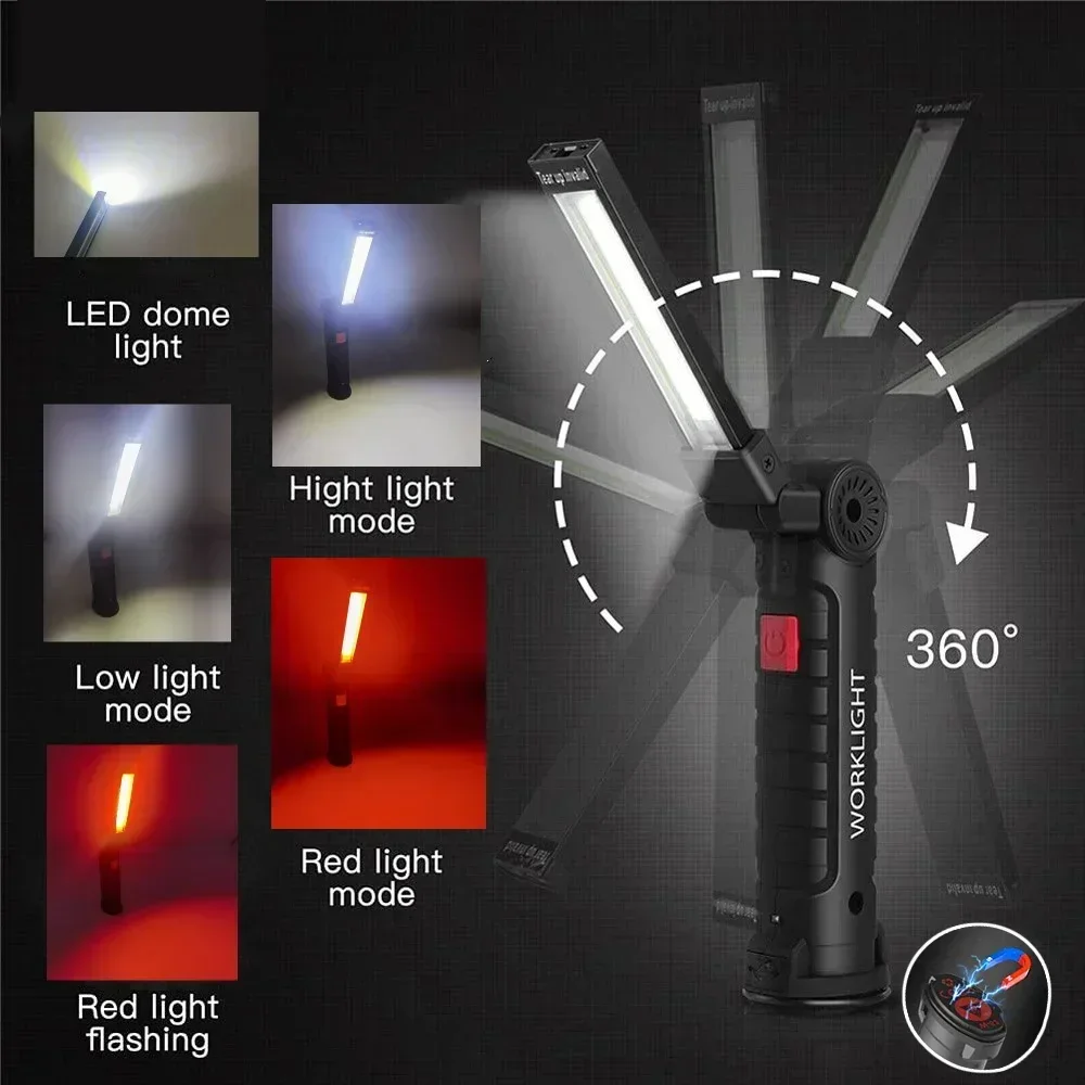 Lampu Inspeksi Senter LED COB  - Outdoor Lighting B&Q ulasan dan harga