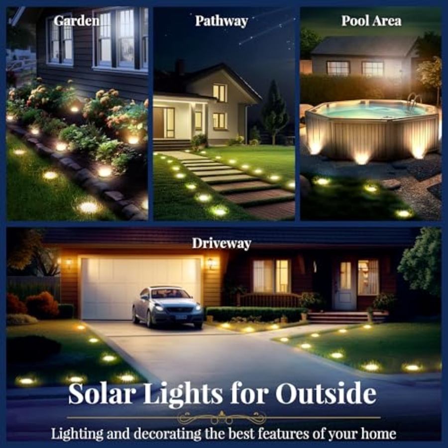 Lampu Taman Tenaga Surya Lampu - Outdoor Lighting Driveway ulasan dan harga