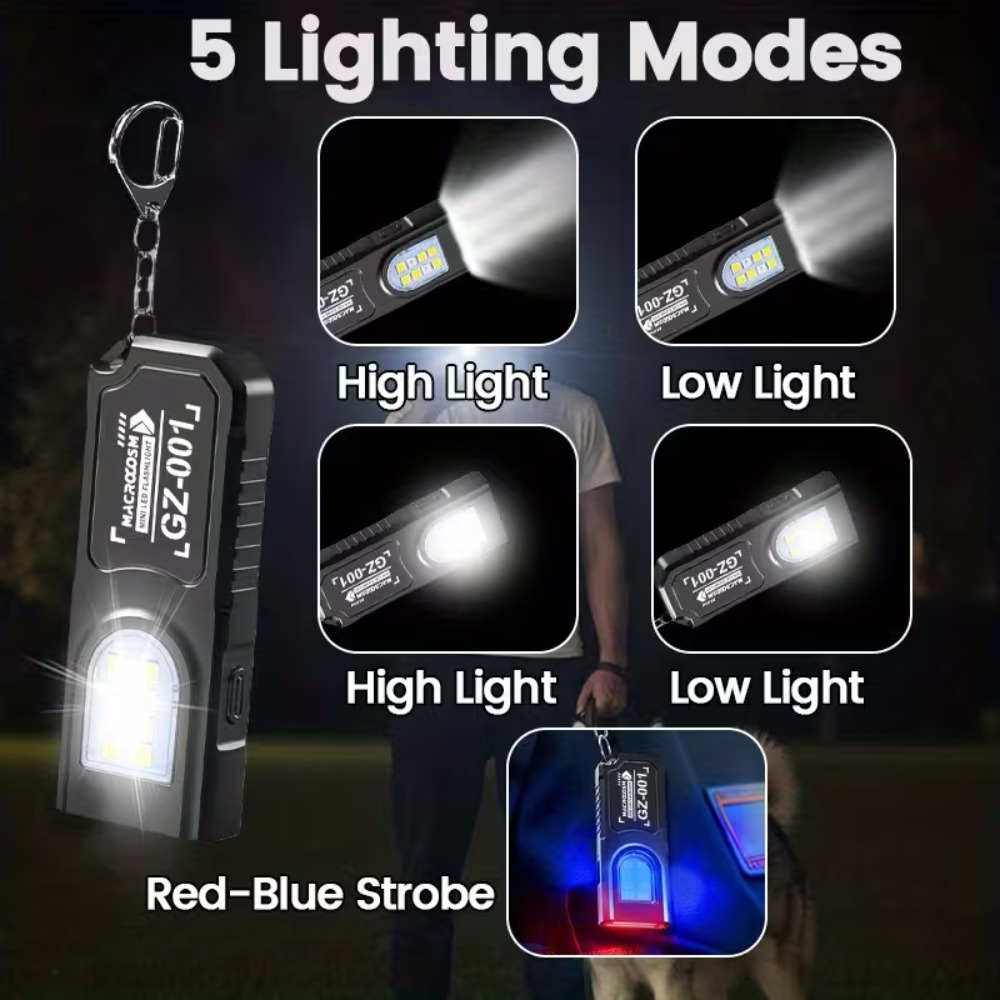 Senter Gantungan Kunci LED COB - Outdoor Lighting B&Q ulasan dan harga